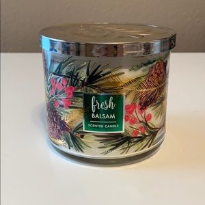 Fresh Balsam Three Wick Scented Candle